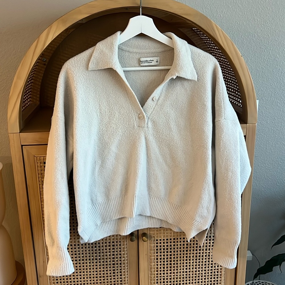 Abercrombie & Fitch Polo Sweater Long Sleeve